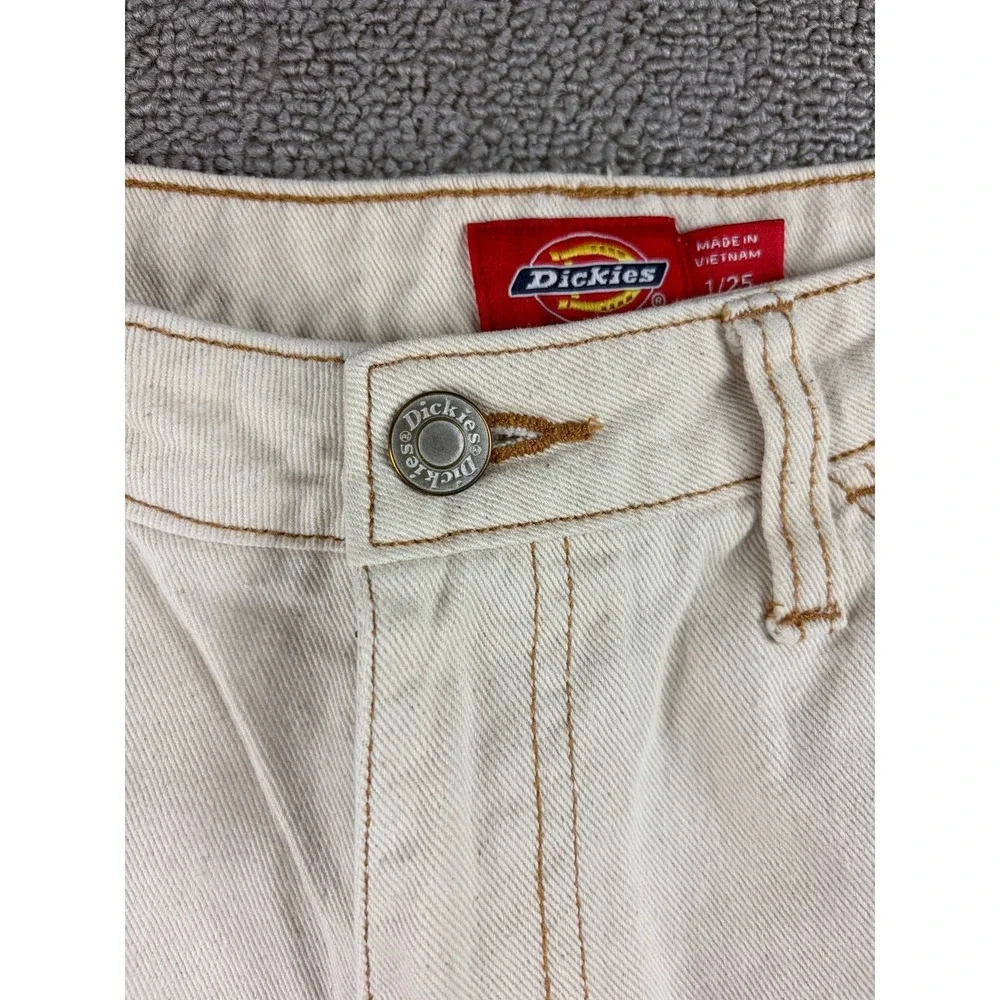 Dickies Carpenter‎ Pants Women 1/25 Beige Relaxed Cotton Work Streetwear Skater